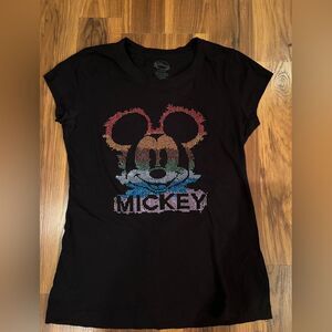 Disney rhinestone Print junior size large 11-13